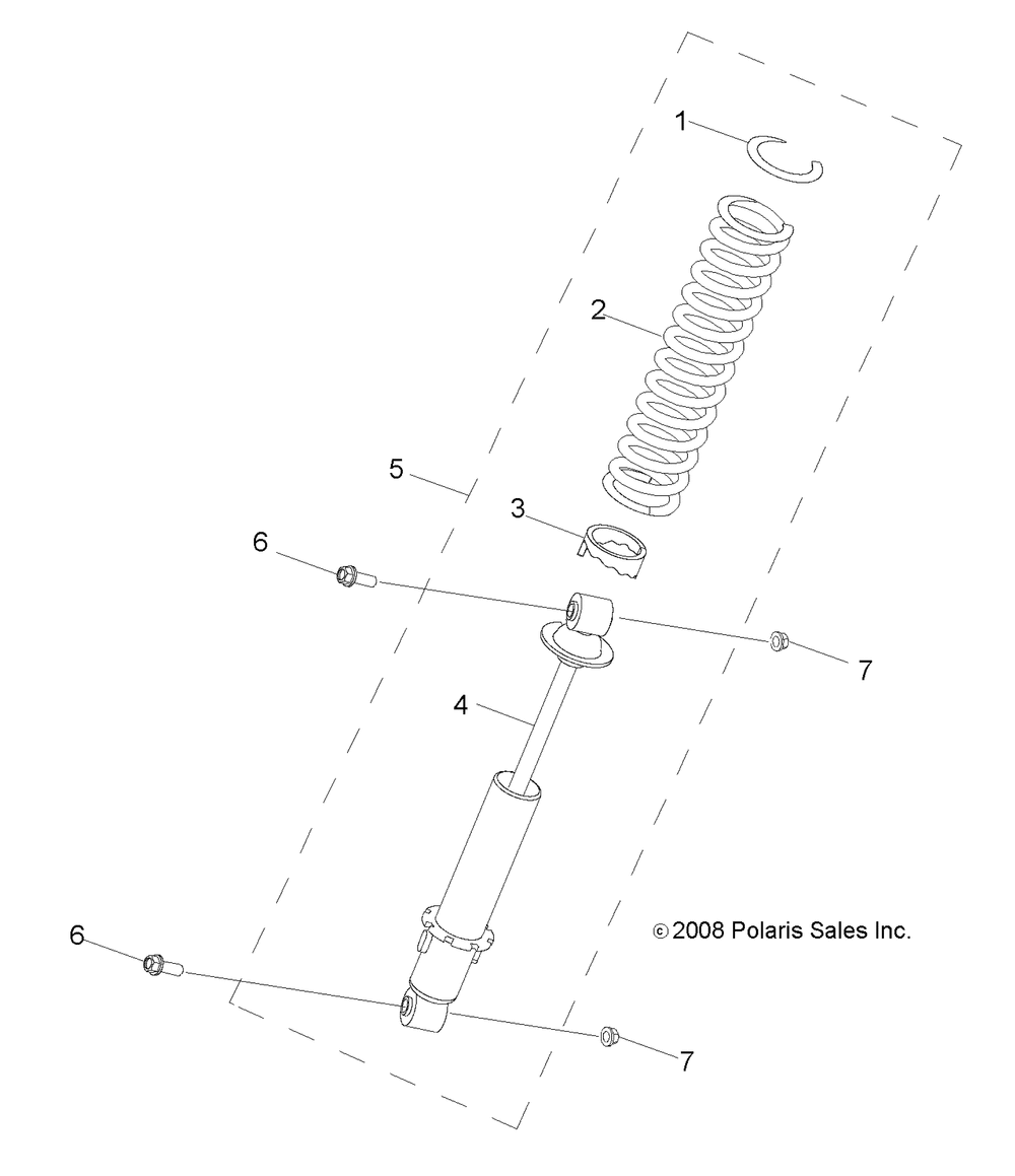 Suspension shock front - a10va17aa_ad