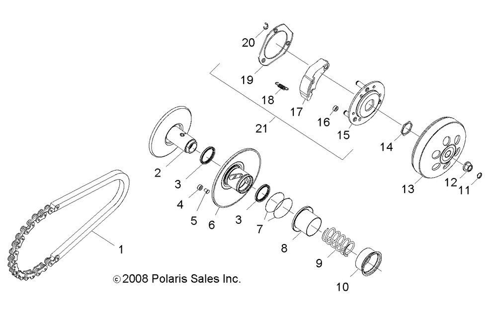 Drive train clutch secondary - a10va17aa_ad