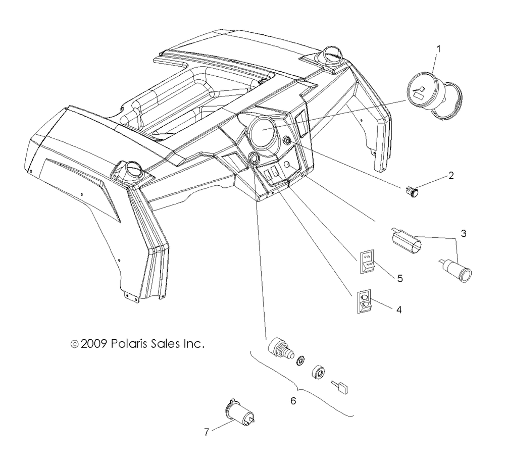 Electrical dash instruments and controls - r10xh76aa