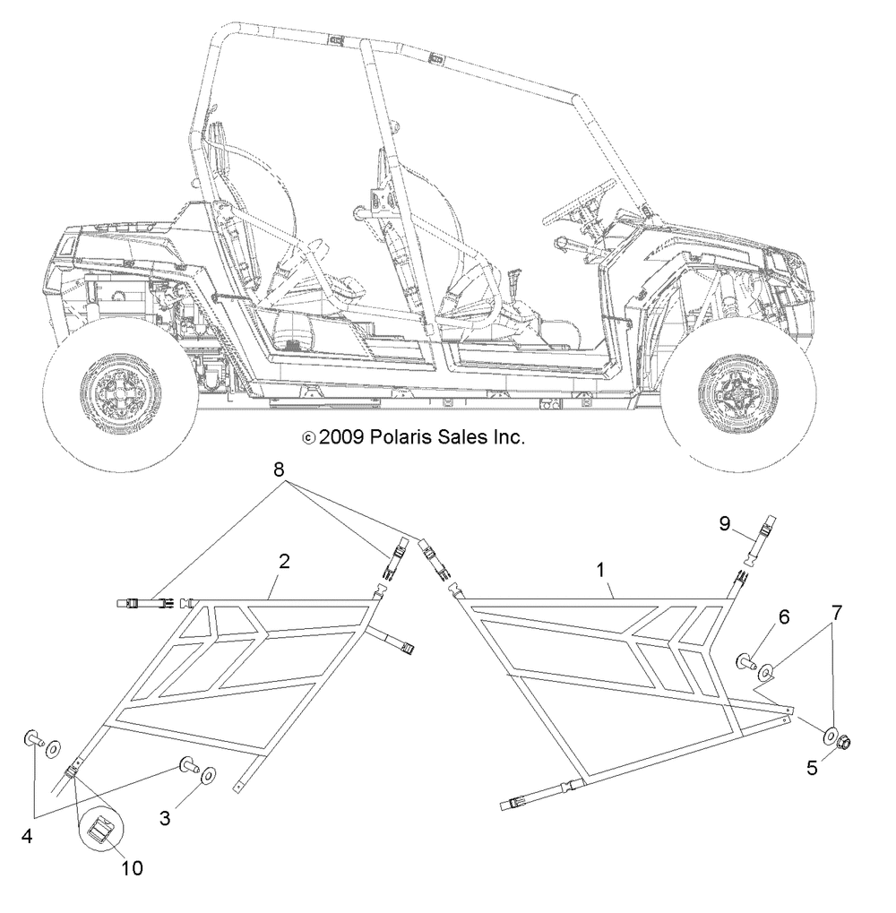 Body side nets - r10xh76aa