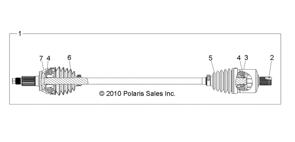 Drive train front half shaft - r11jh87aa_ad