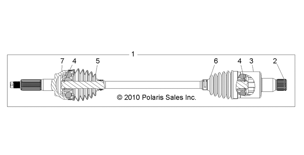 Drive train rear half shaft - r11jh87aa_ad