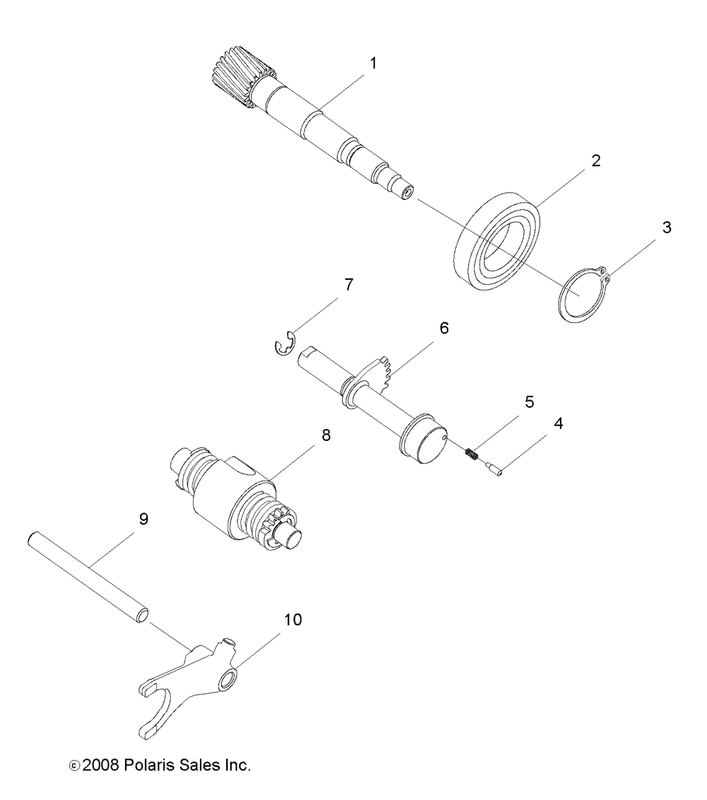 Drive train drum shift - r11va17aa