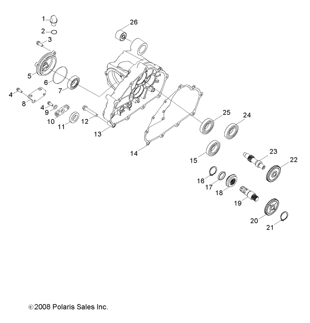 Drive train drive shaft - r11va17aa