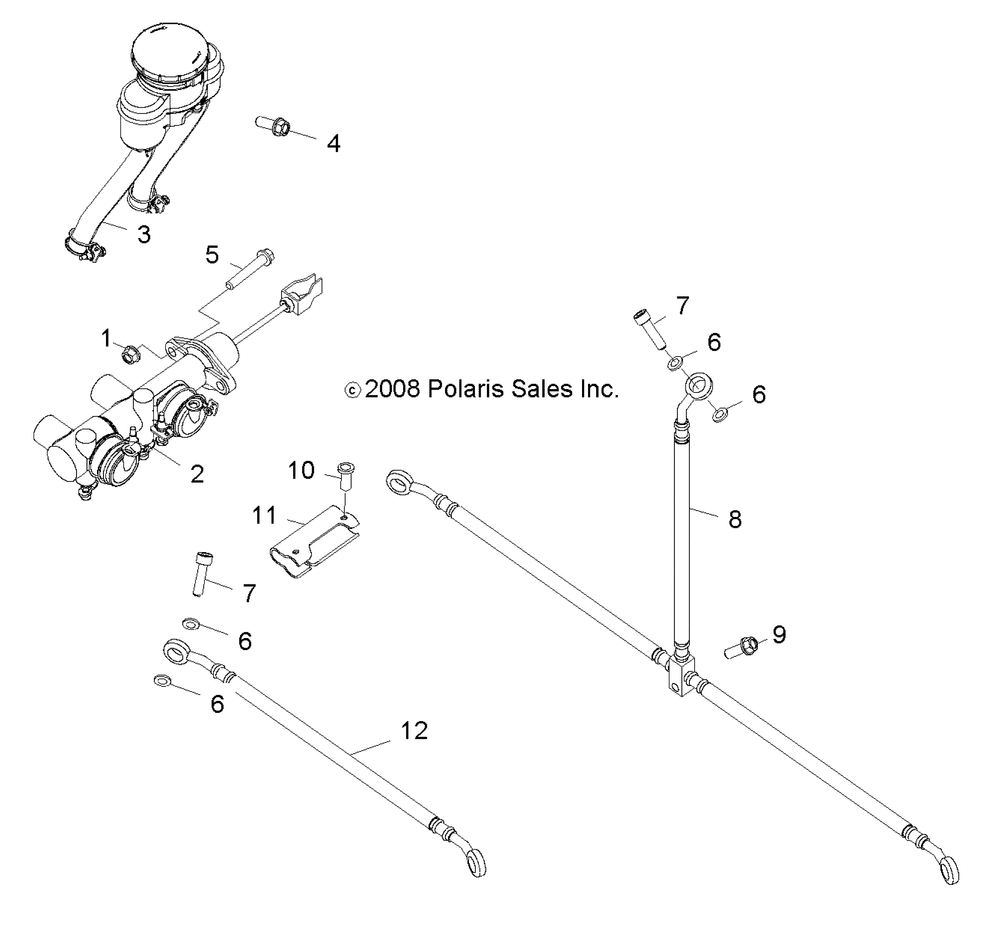 Brakes master cylinder and brake lines - r11va17aa