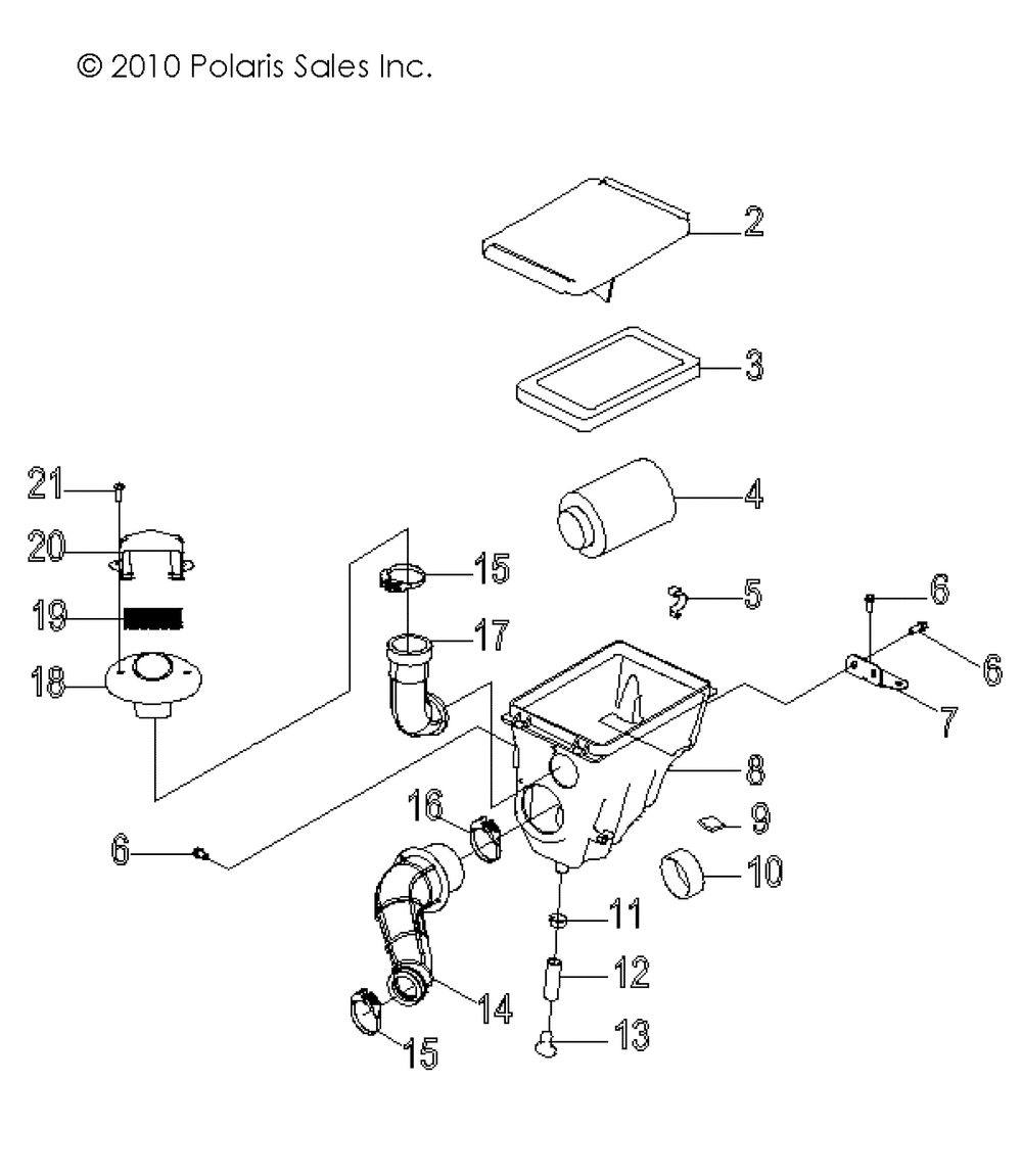 Engine air intake system - r11va17aa