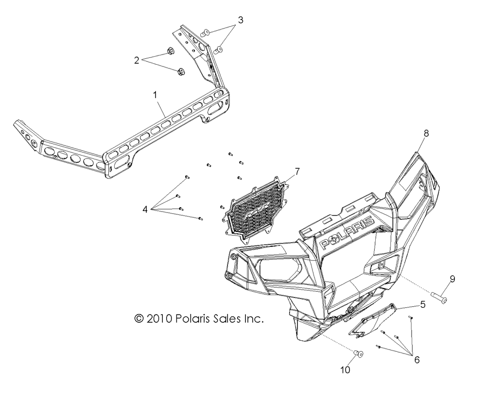 Body front bumper - r11vh76_vy76 all options