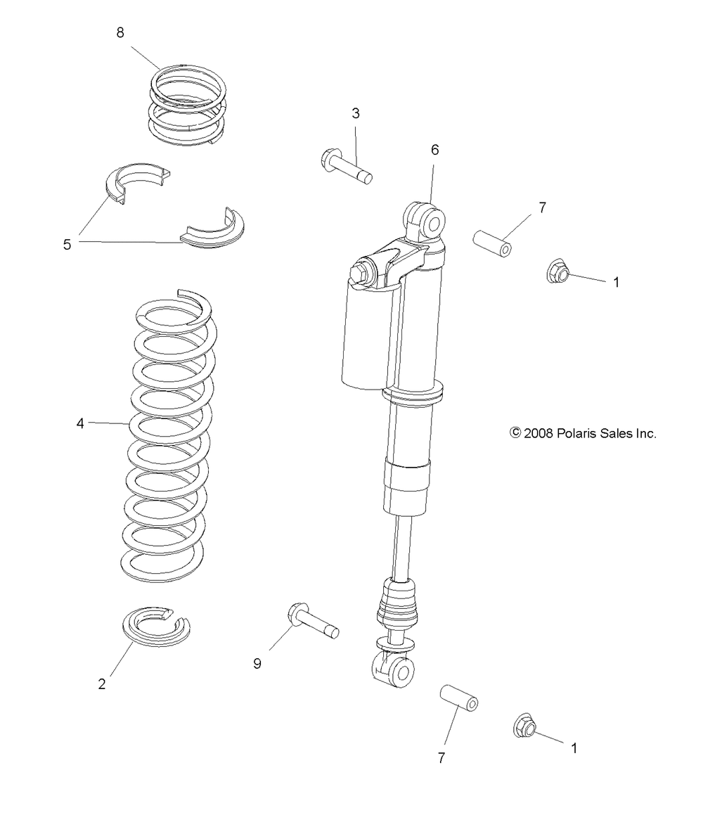 Suspension front shock mounting - r11vm76fx