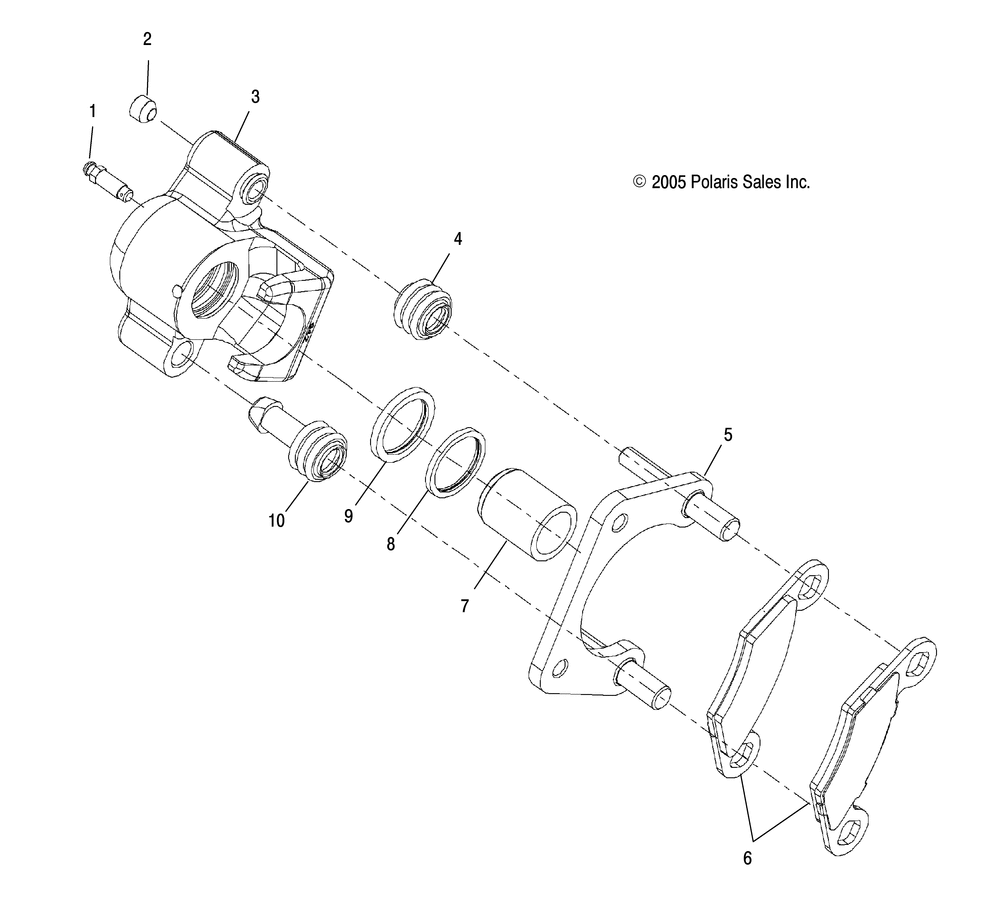 Brakes rear caliper - r11vm76fx