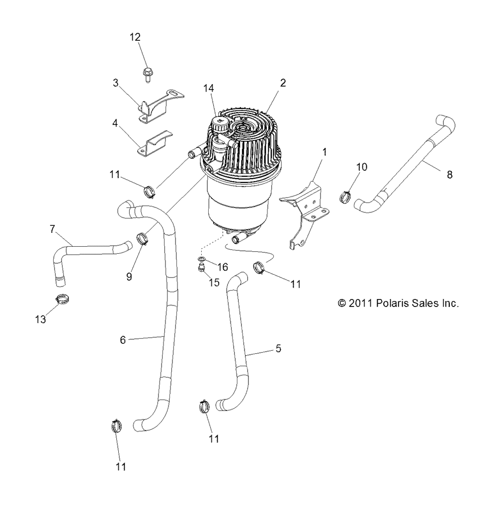 Engine oil tank and lines - r12jt87ab_ad_as_aw_9eaw