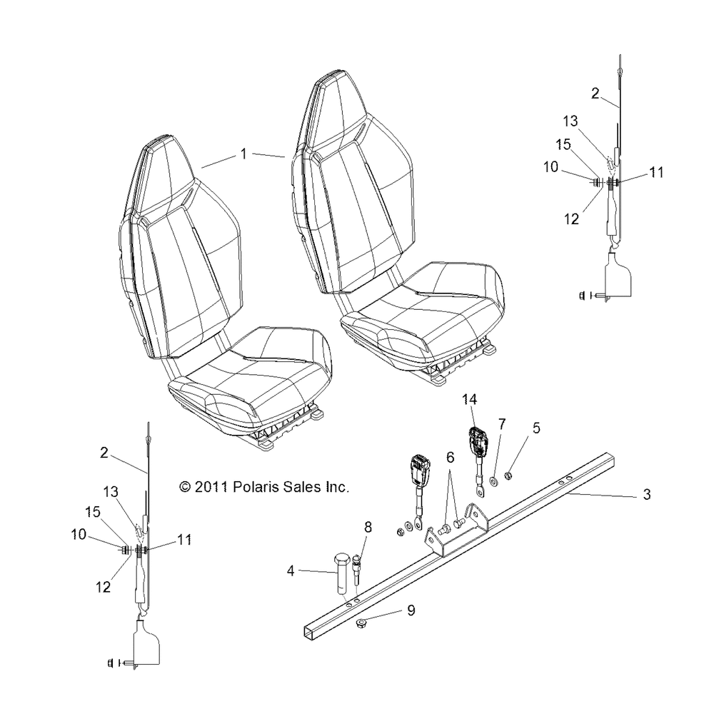 Body seat mounting and belts - r12jt87ab_ad_as_aw_9eaw