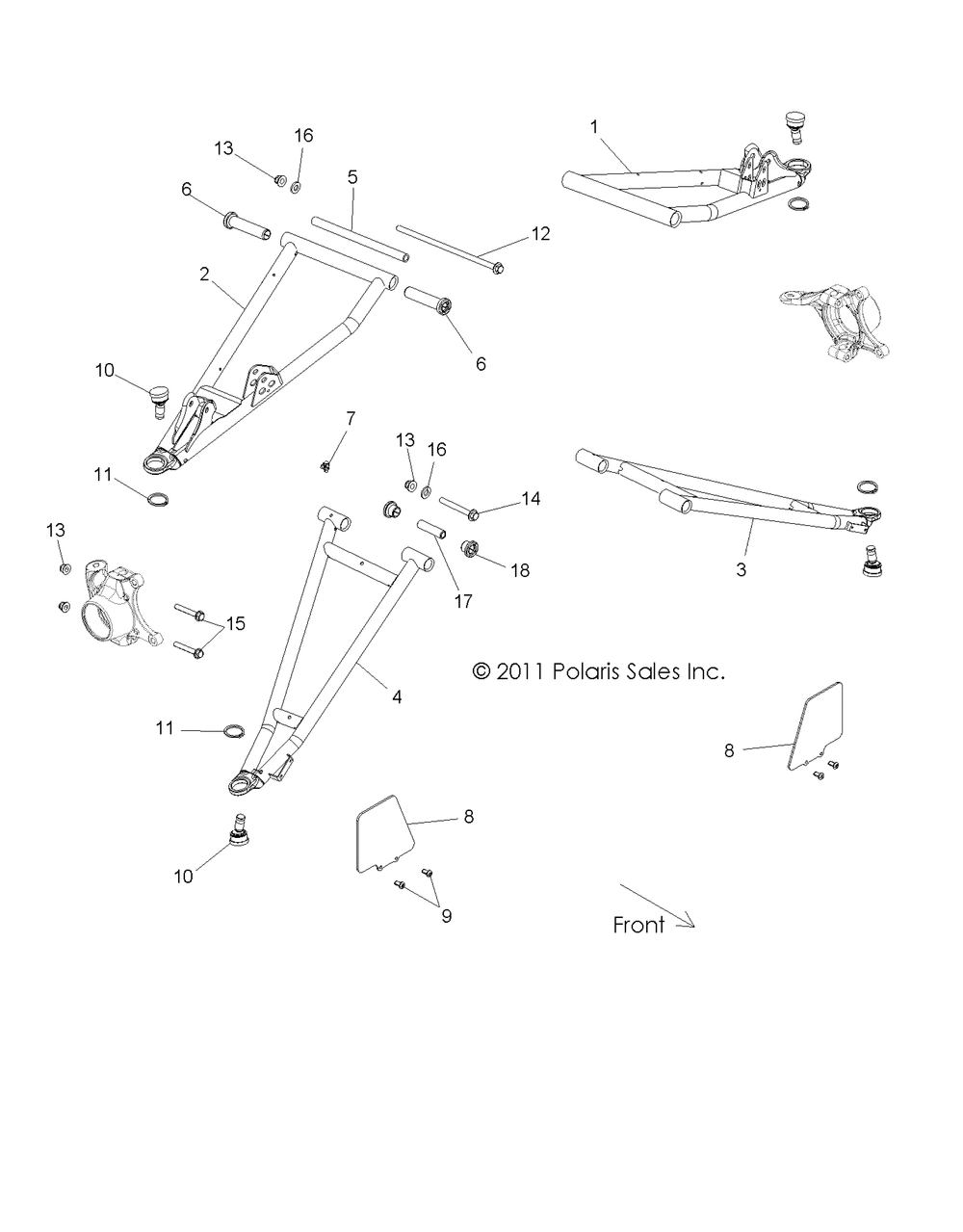 Suspension front control arms - r12jt9efx