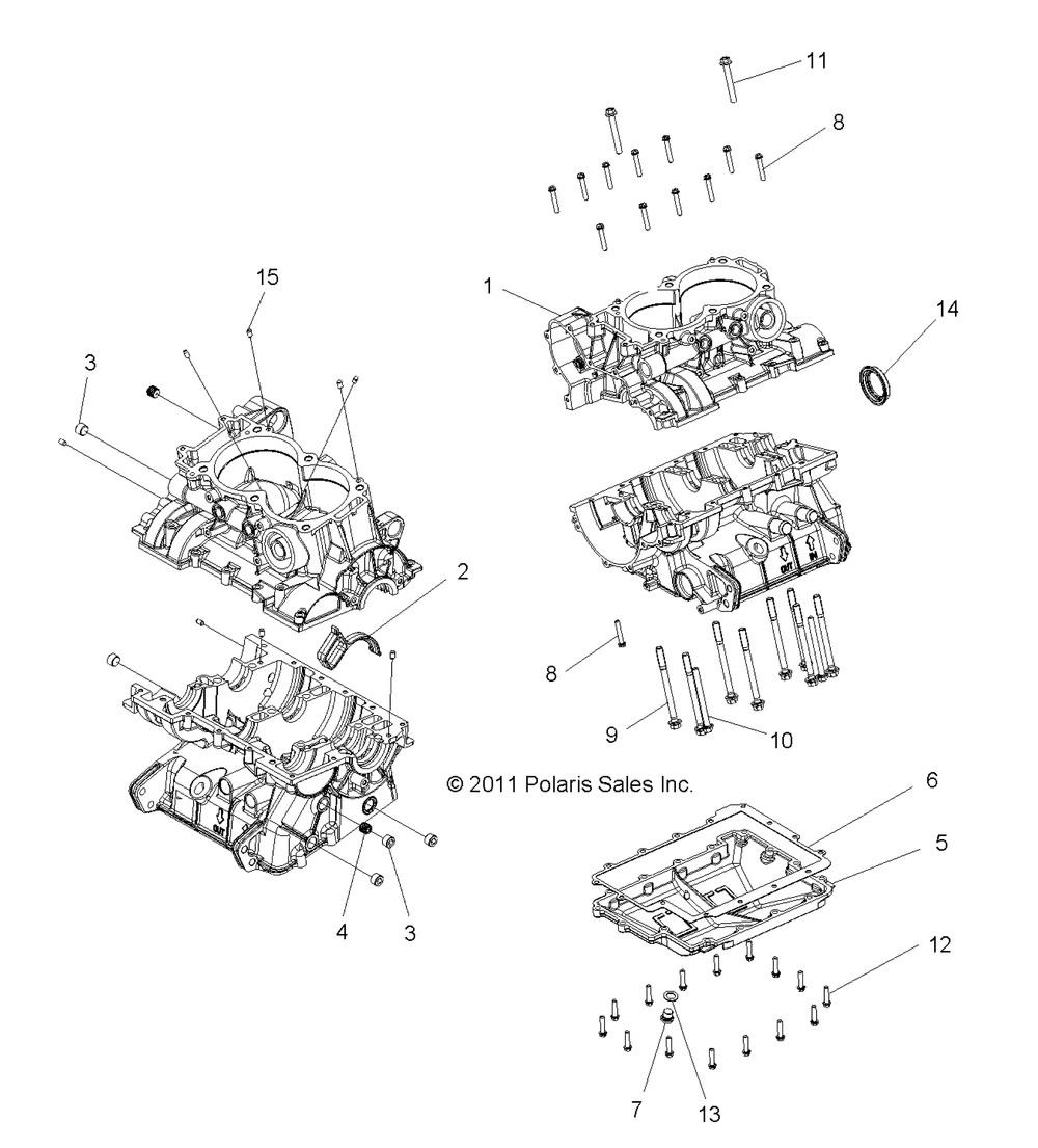 Engine crankcase - r12jt9efx