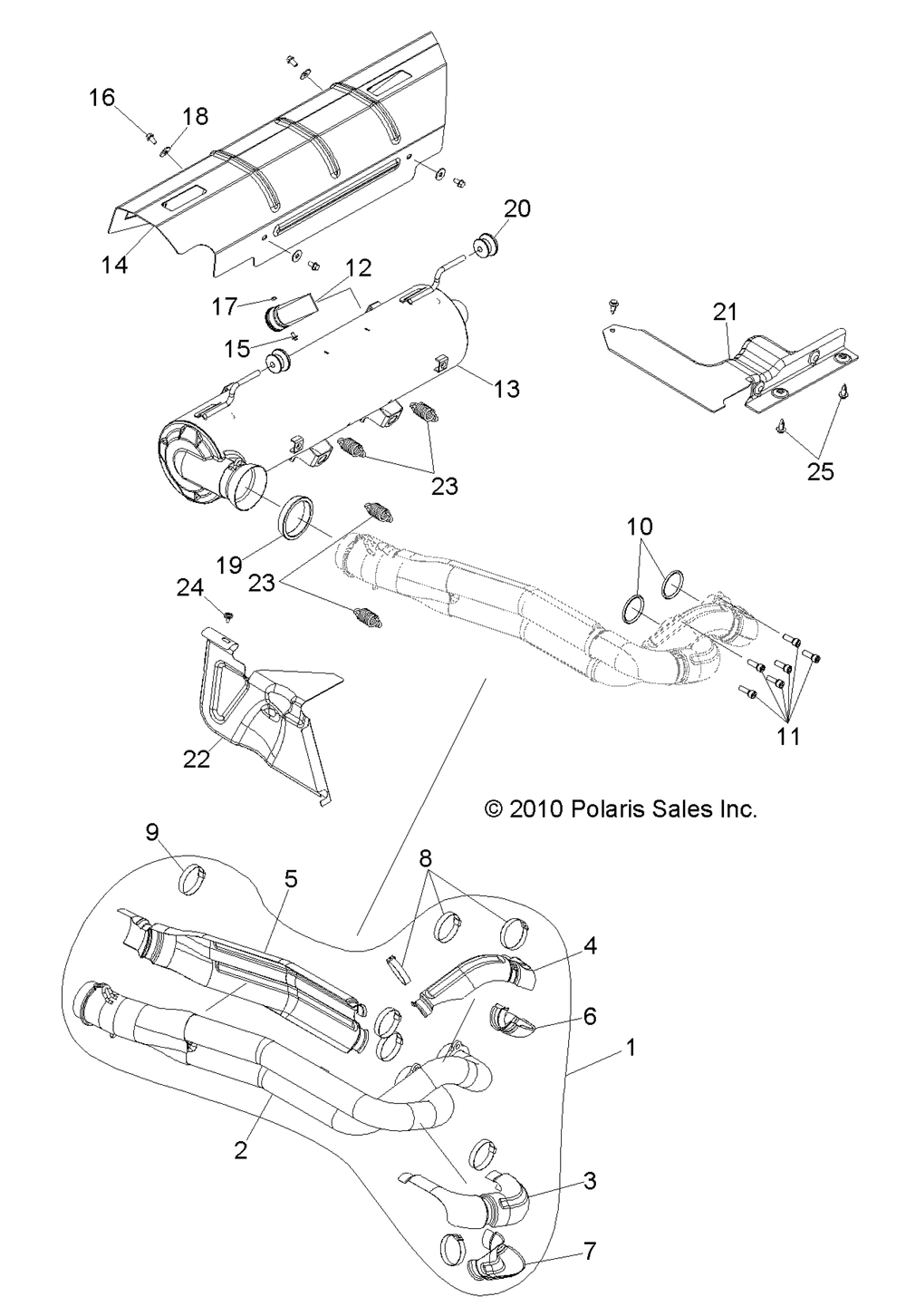 Engine exhaust system - r12jt9efx