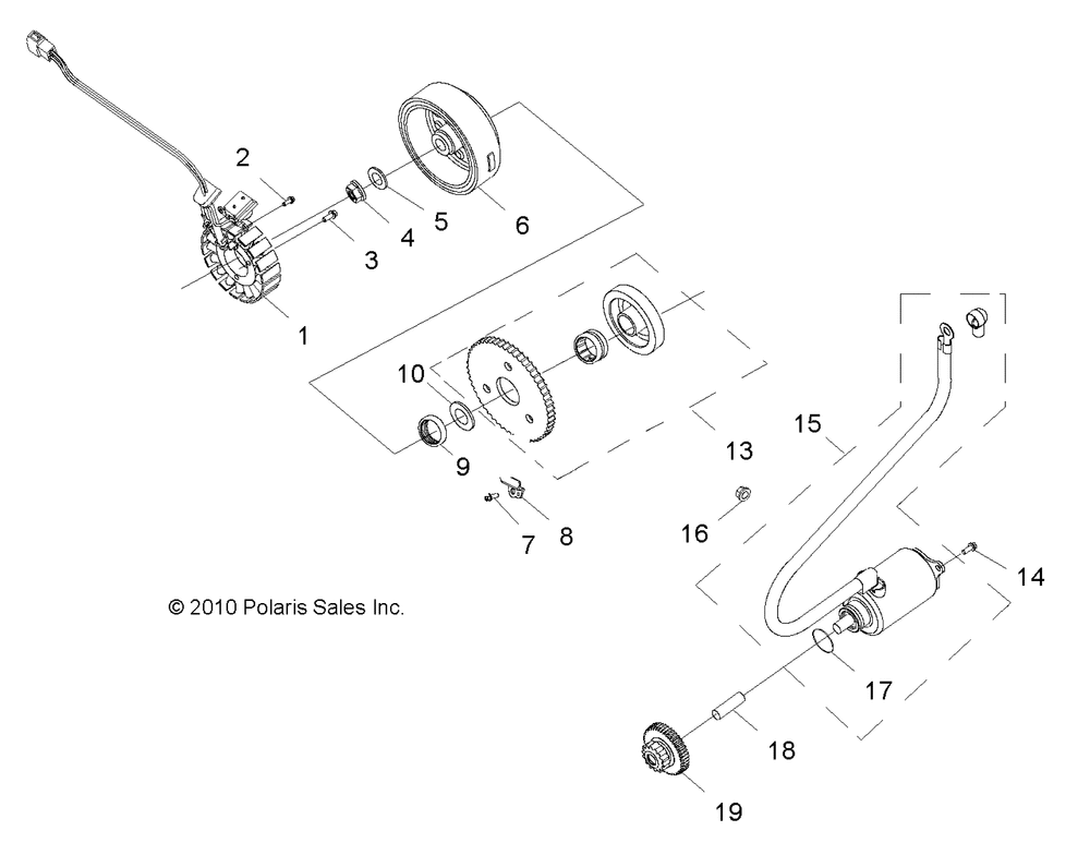 Engine starting motor - r12va17aa_ac