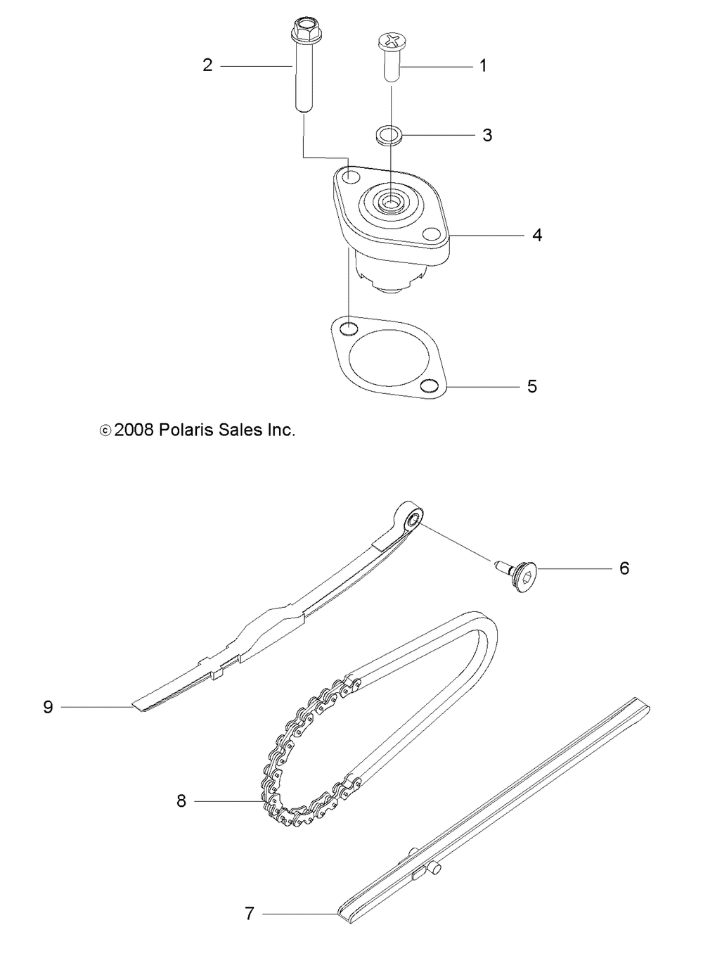 Engine tensioner cam chain - r12va17aa_ac