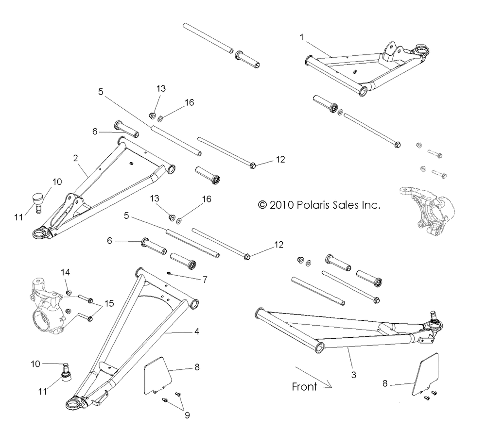 Suspension front control arms - r12ve76fx_fi