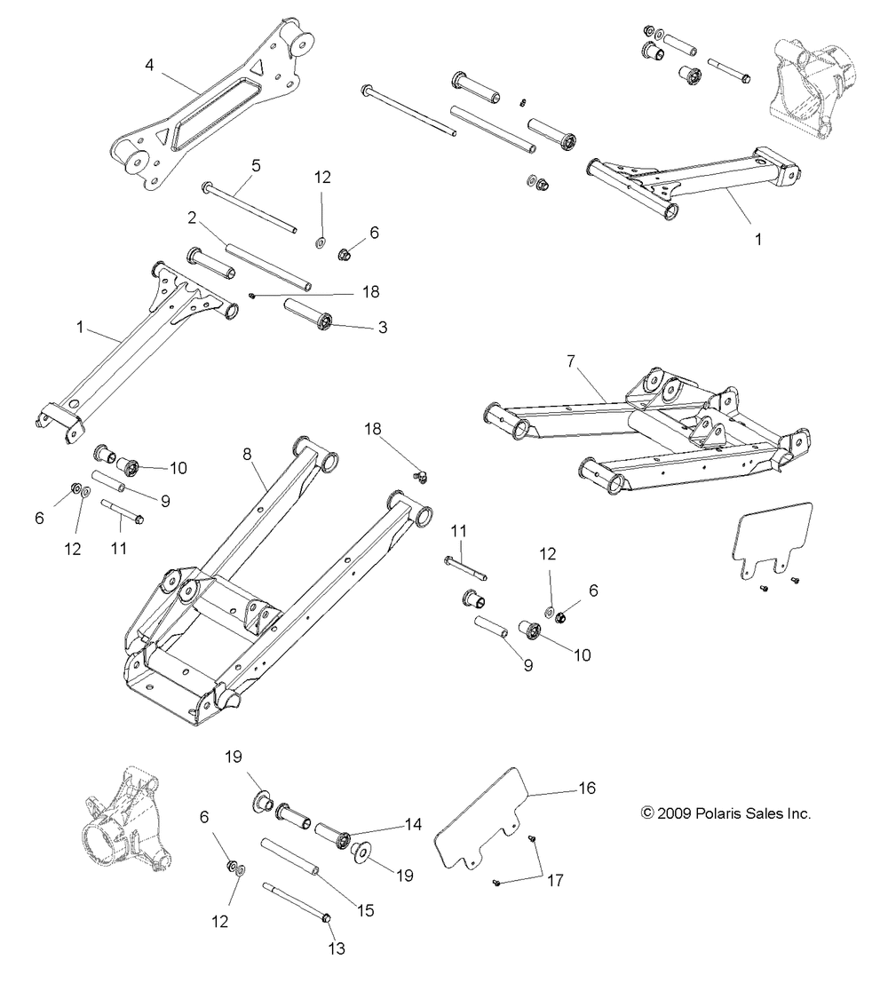 Suspension rear control arms - r12ve76fx_fi