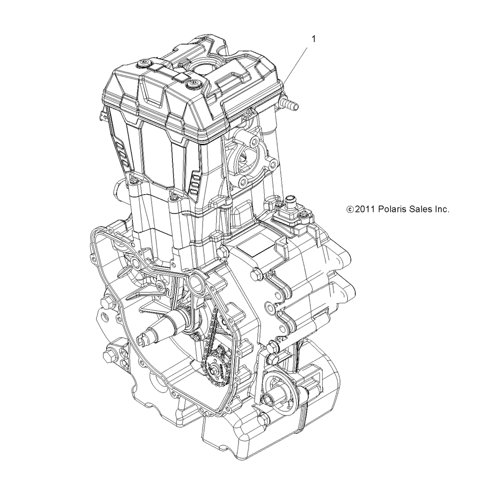 Engine long block - r12vh57ad