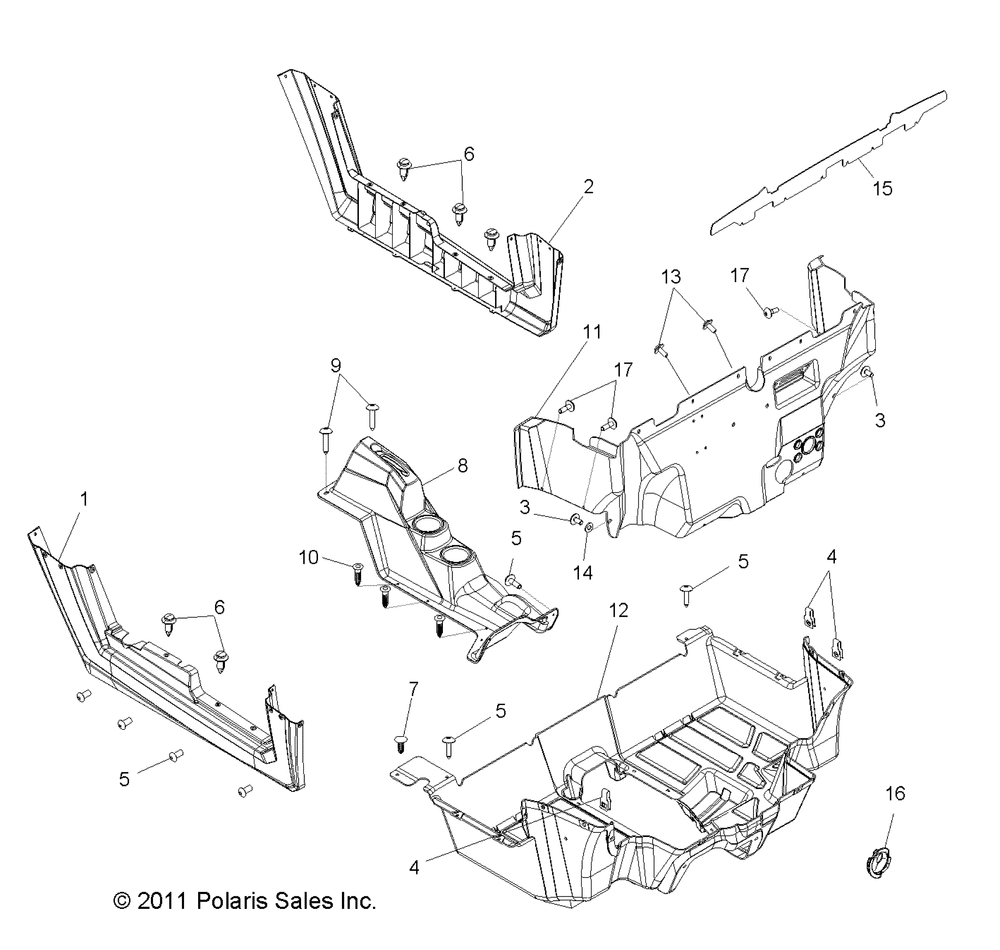 Body floor and rocker panels - r12vh57fx