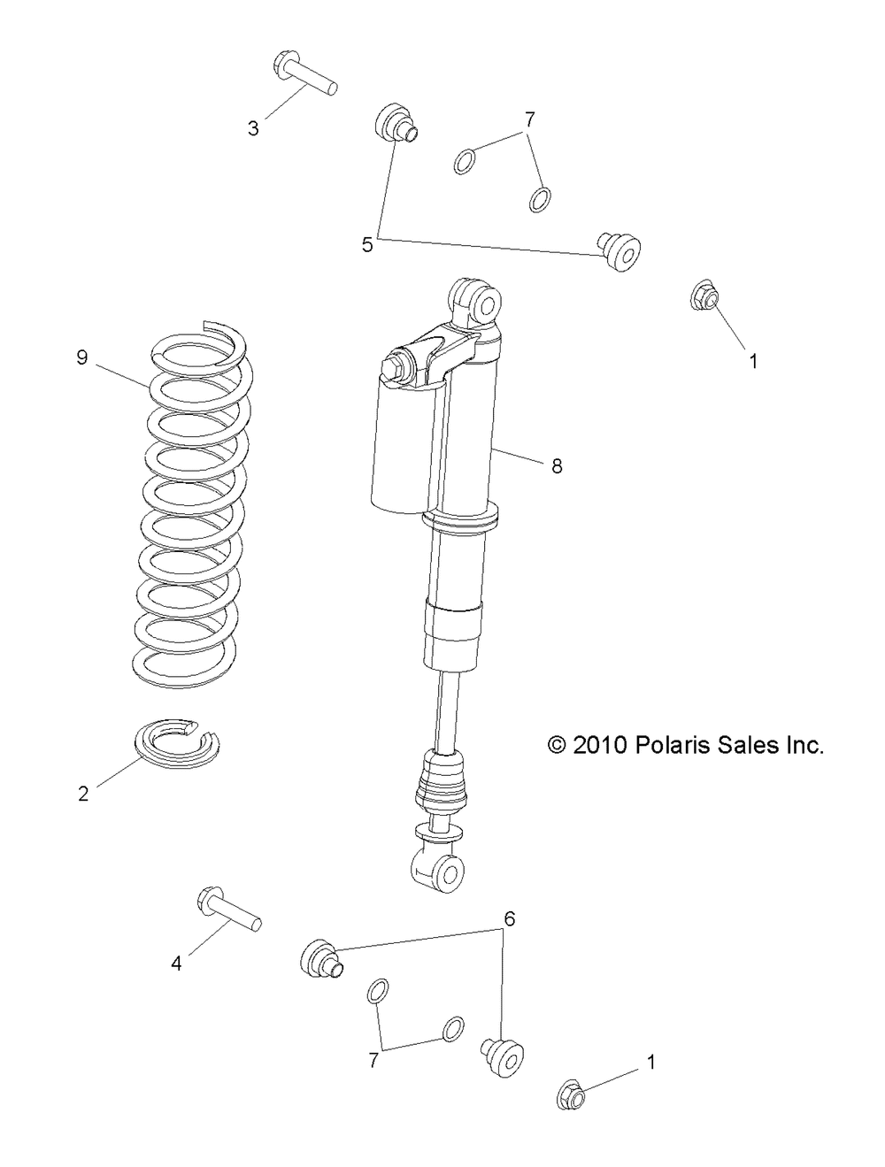 Suspension front shock mounting - r12vh76ai