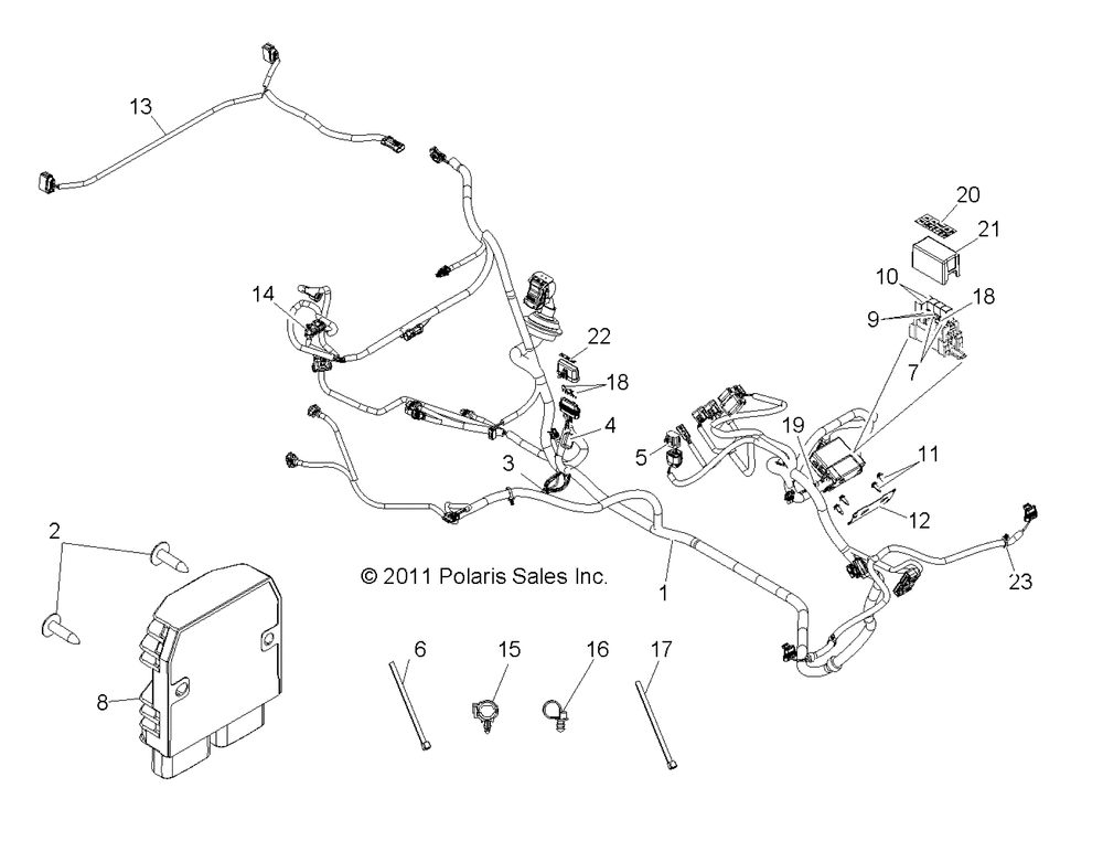 Electrical wire harness eps - r12vh76ab_ad_af_ah_ai_aj_am_eab_eas