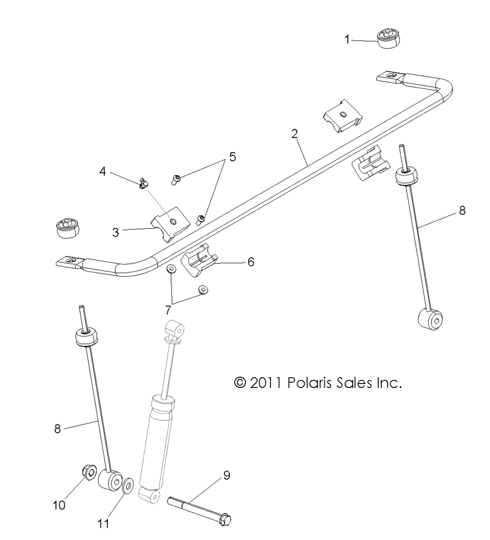 Suspension stabilizer bar front - r12vh76ab_ad_af_ah_ai_aj_am_eab_eas