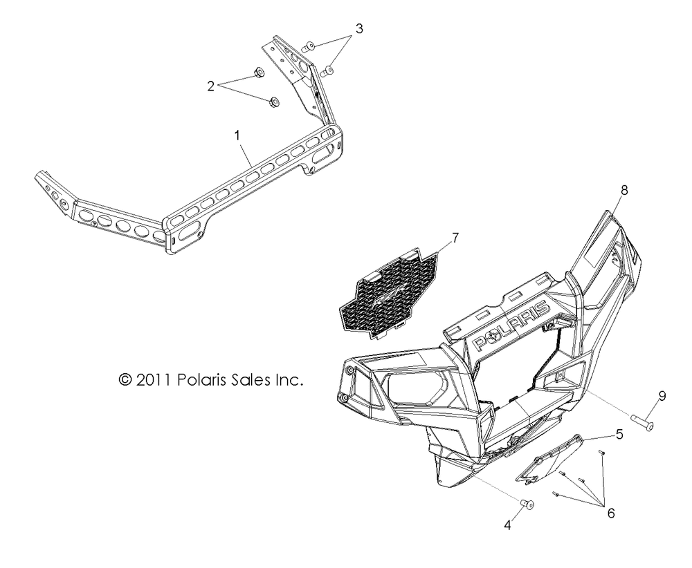 Body front bumper - r12vh76ab_ad_af_ah_ai_aj_am_eab_eas