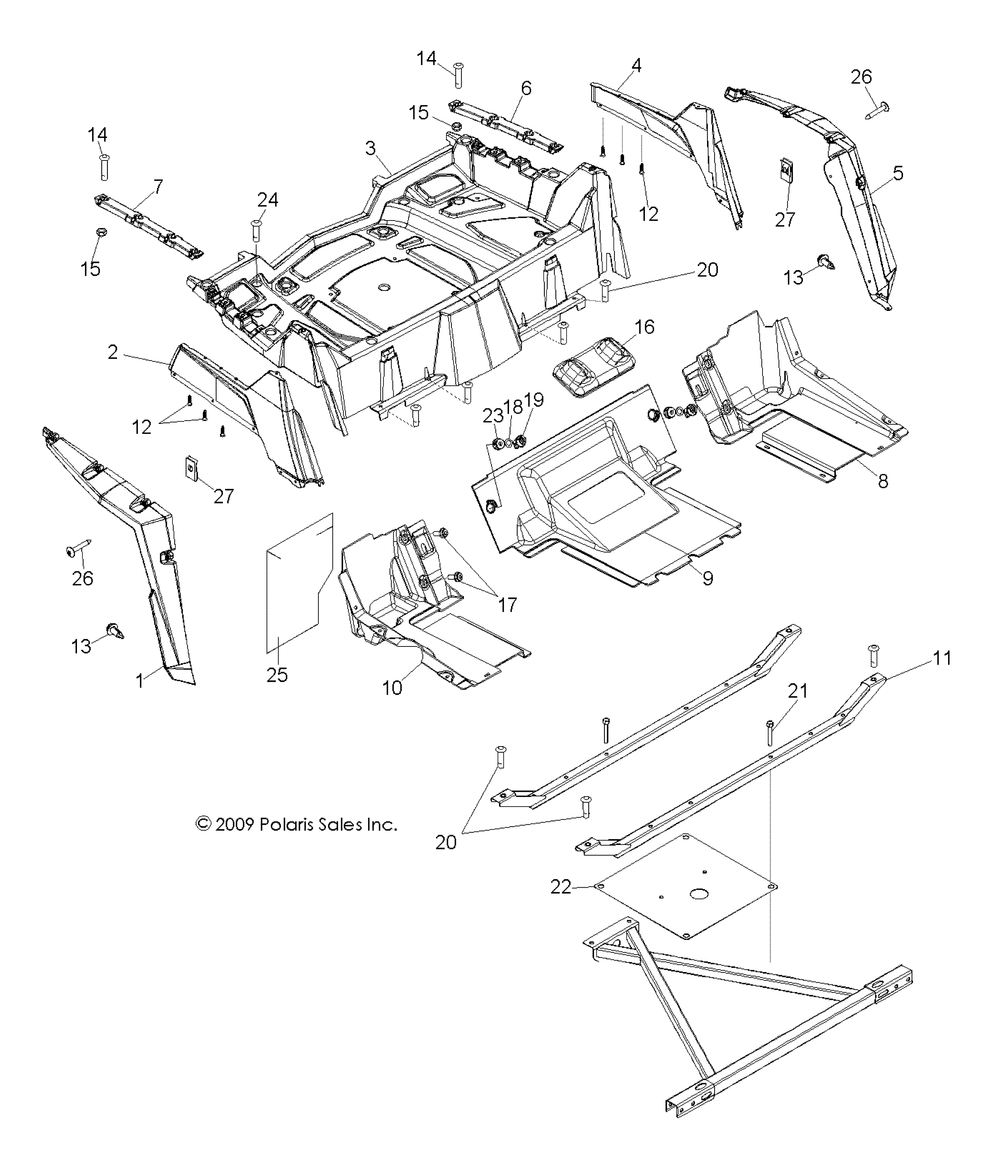 Body rear rack and fenders - r12xe76ad_7eab_eao