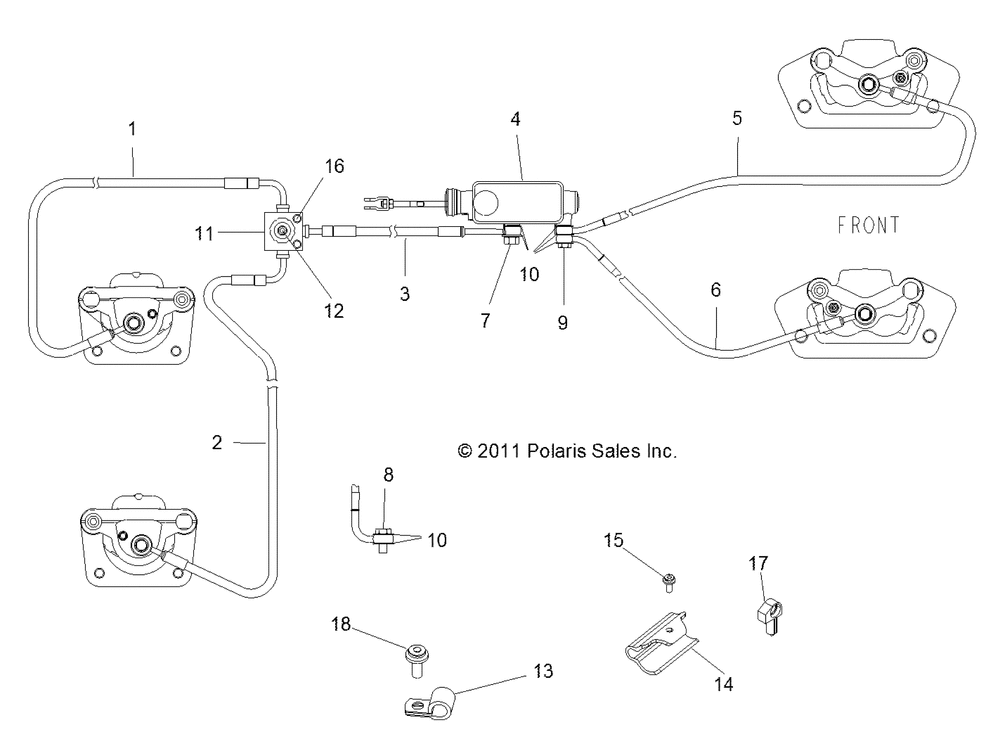 Brakes brake lines and master cylinder - r12xe76ad_7eab_eao