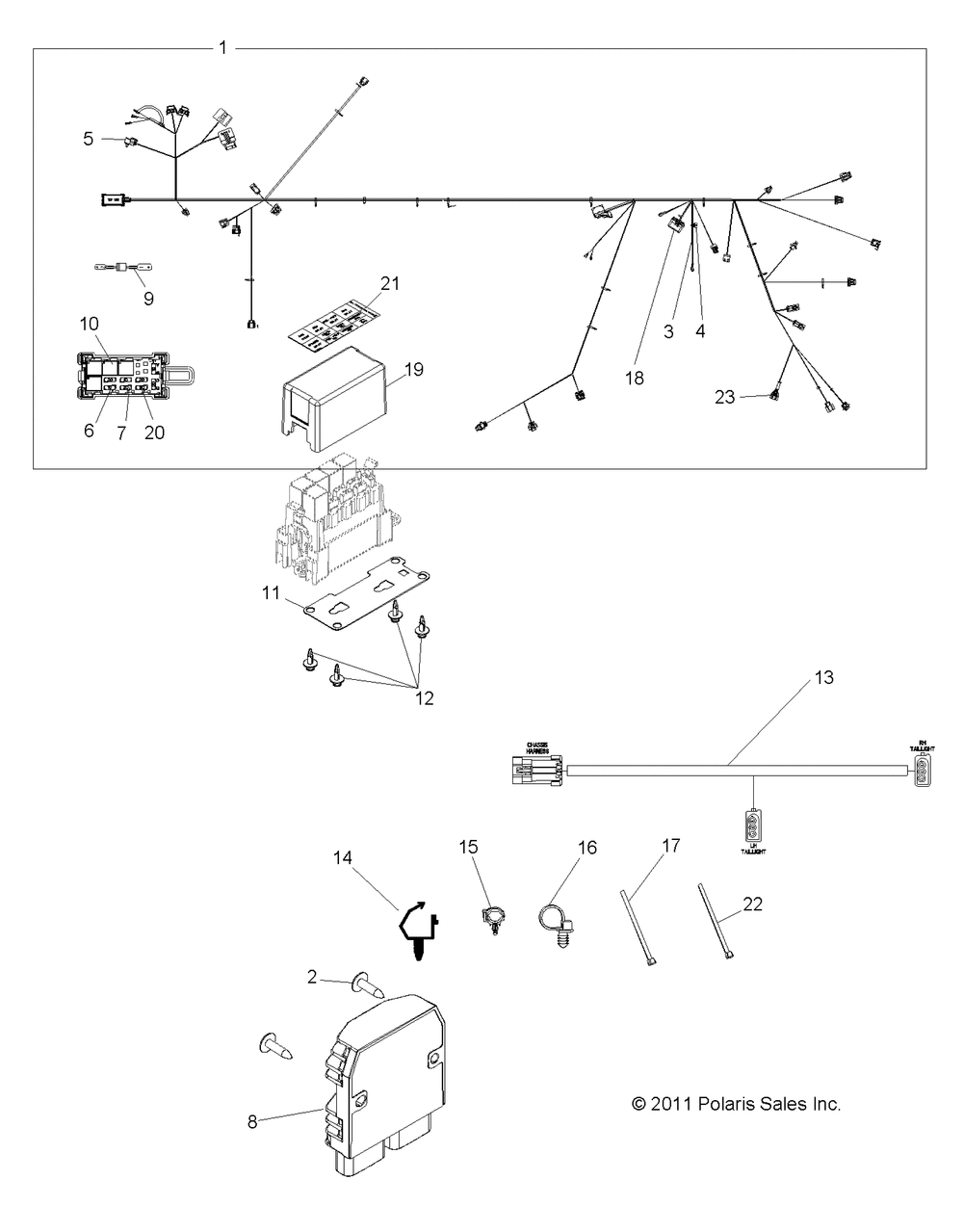 Electrical wire harness - r12xe76ad