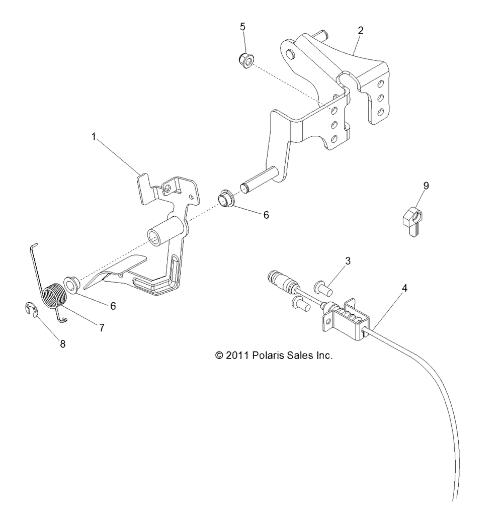 Engine throttle pedal - r12xt87aa_9eas