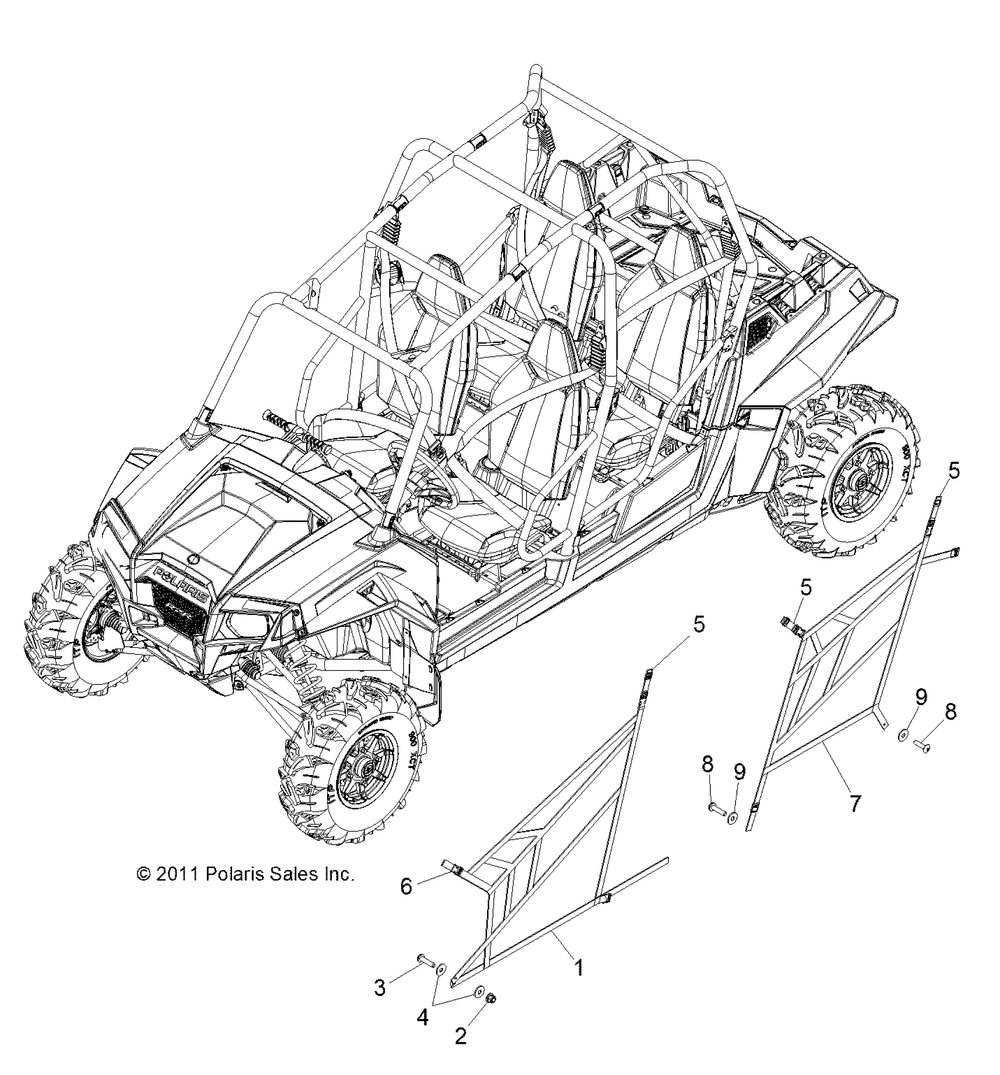 Body side nets - r12xt87aa_9eas