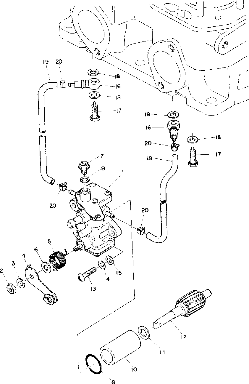 Oil pump (400)