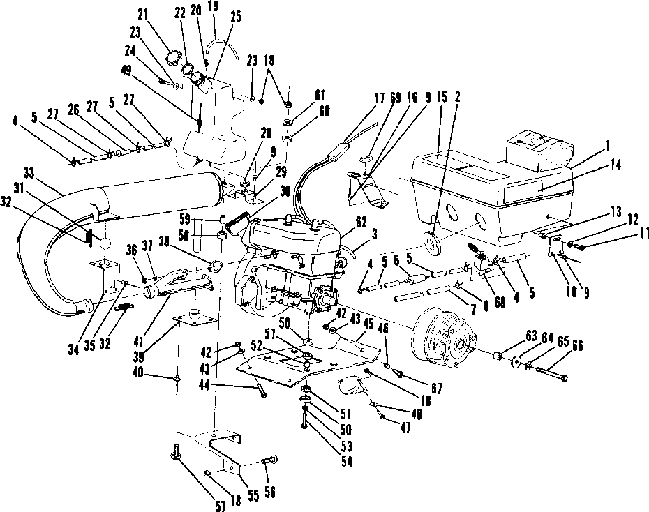 Engine mounting (trail)