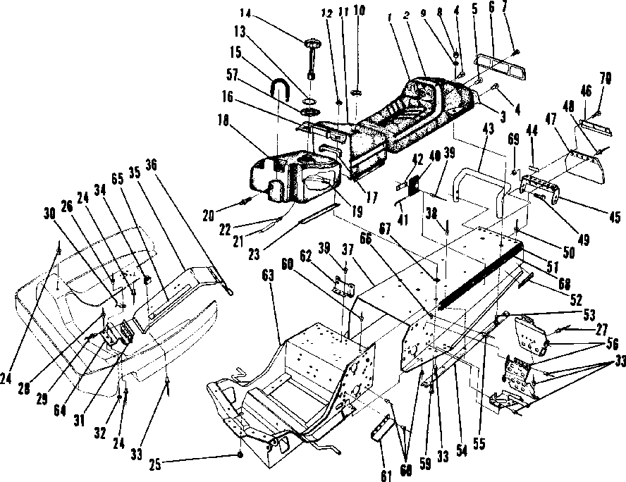 Chassis and seat