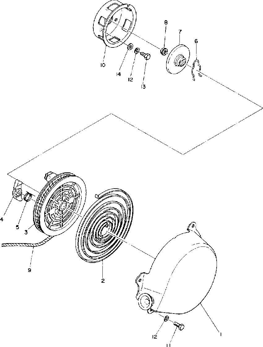 Recoil starter (600 and 600 se)