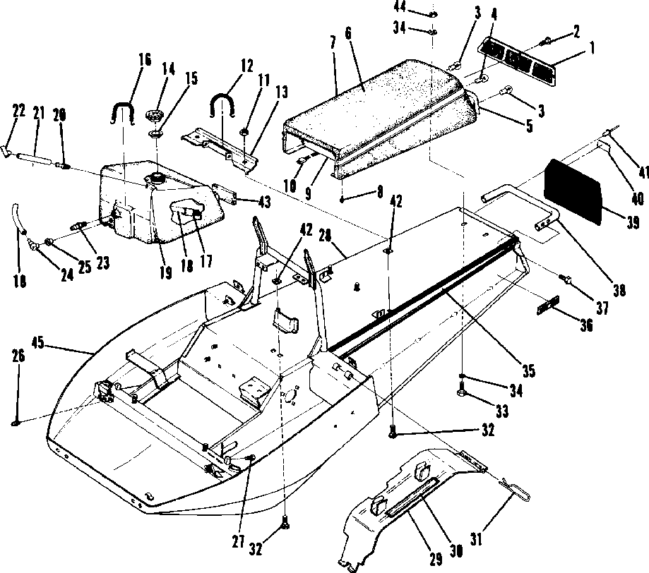 Chassis and seat (star)