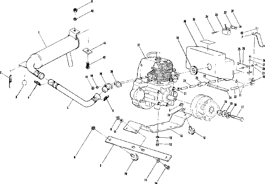 Engine mounting (star)