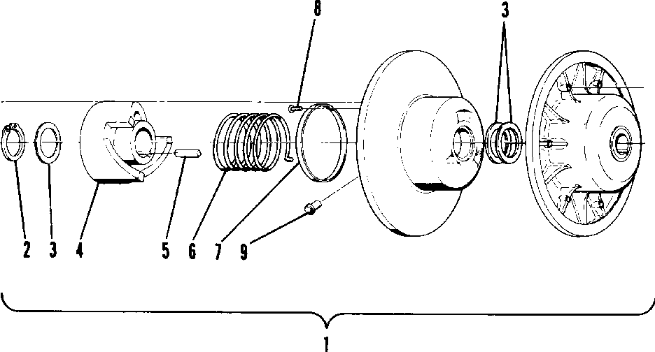 Driven clutch assembly no. 1322105