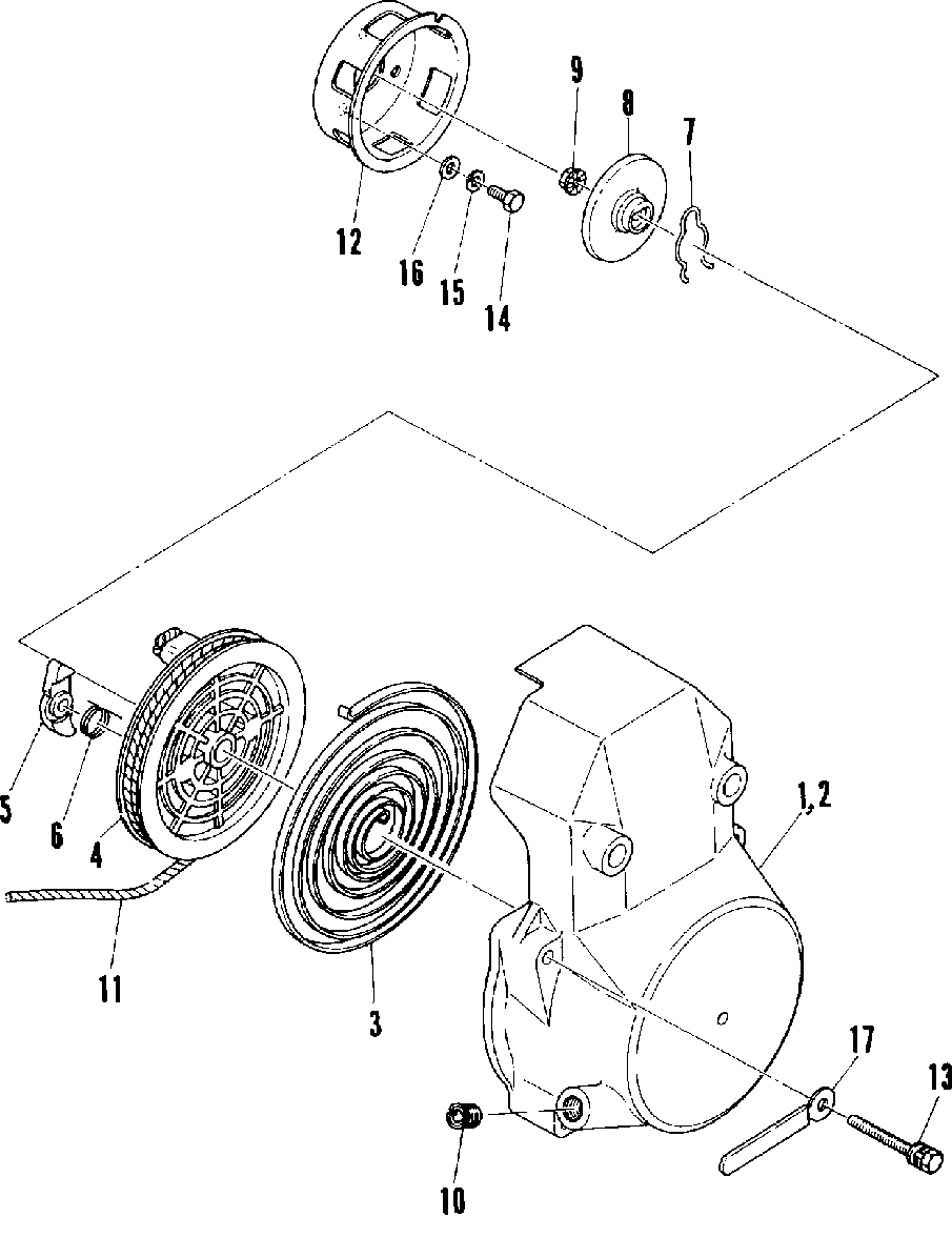 Recoil starter (400)