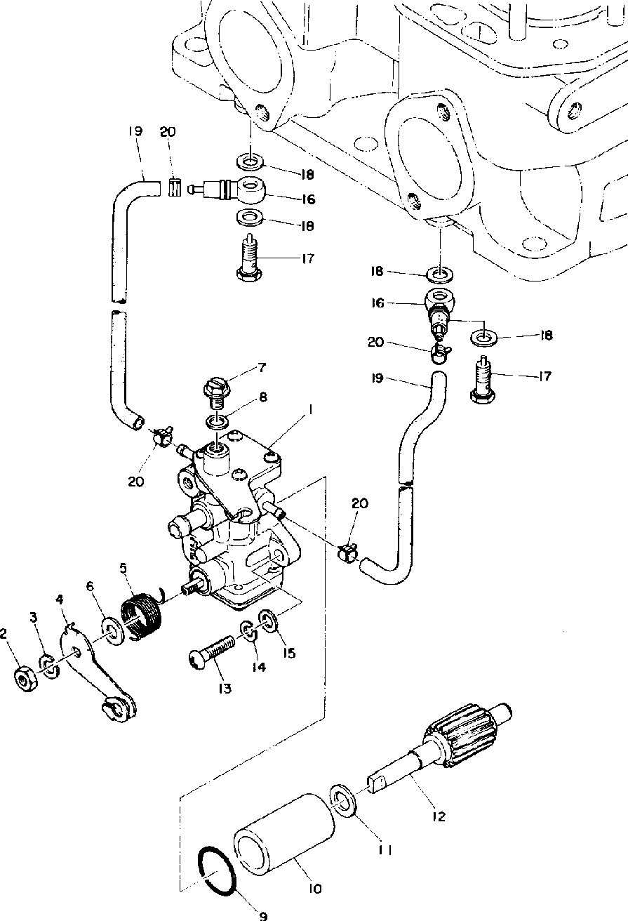 Oil pump (400)