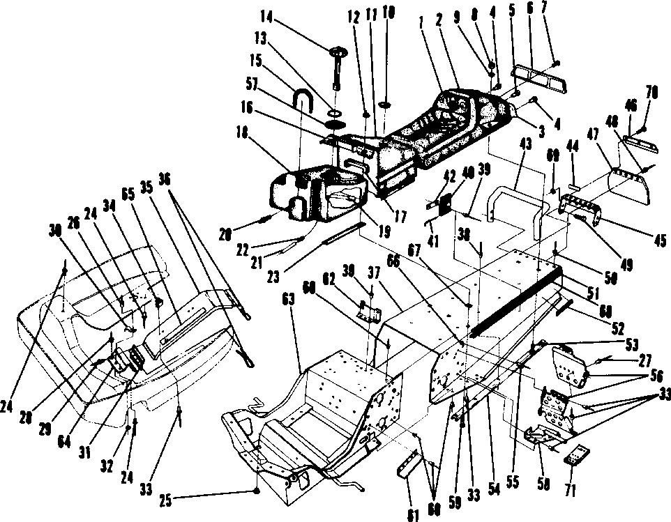 Chassis and seat