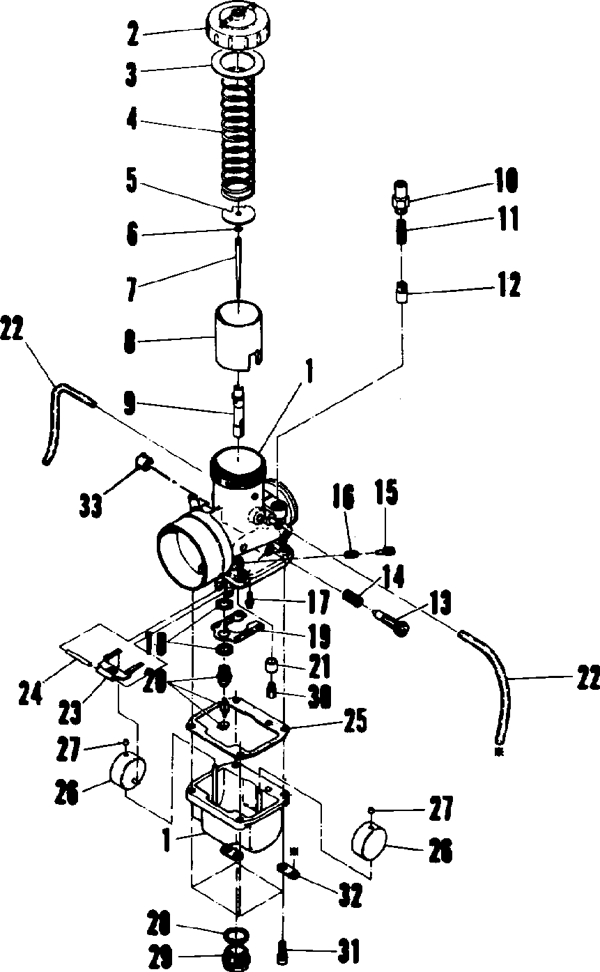 Carburetor (600 and 600 le)