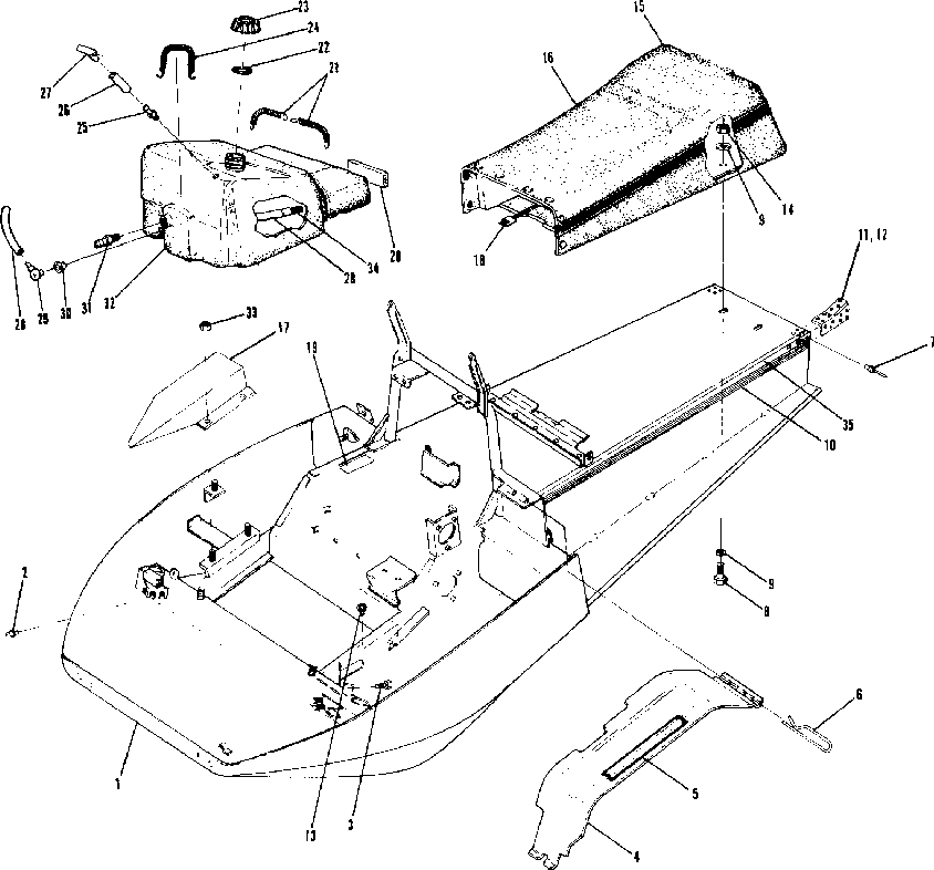 Chassis and seat