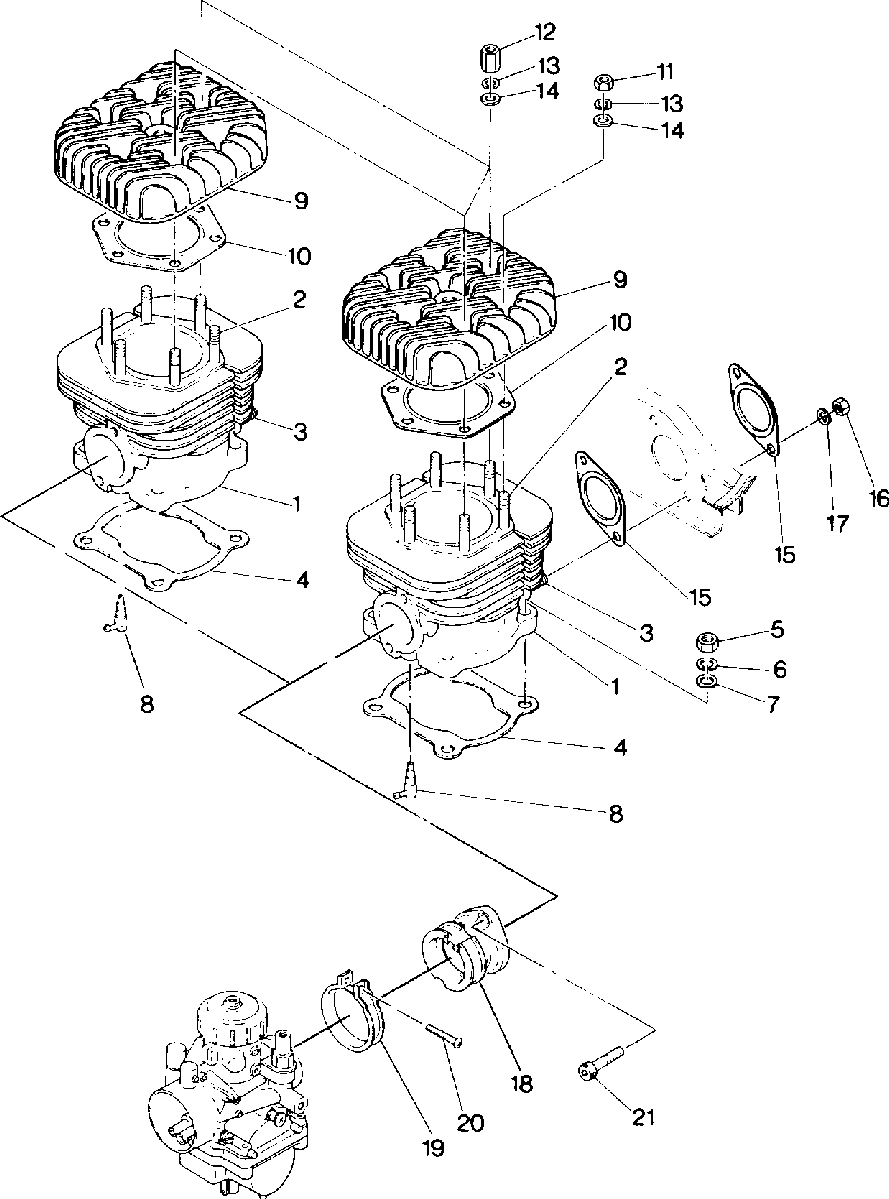 Cylinder trail