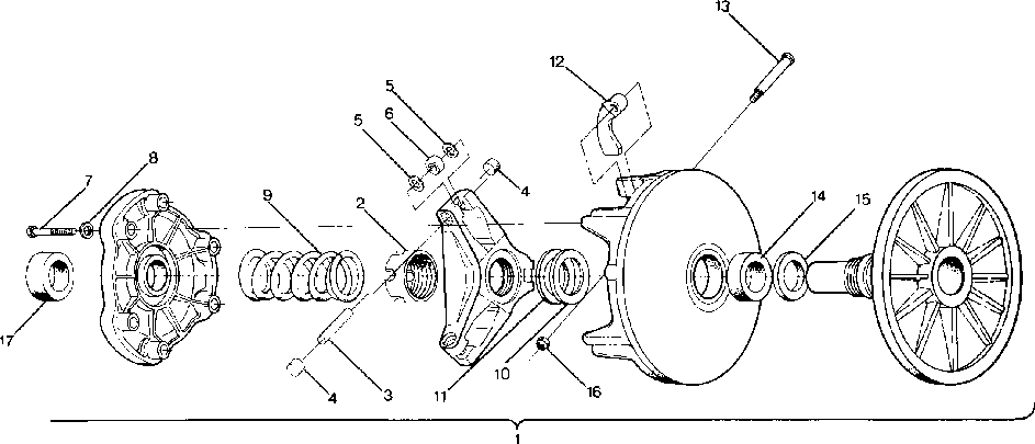 Drive clutch 650