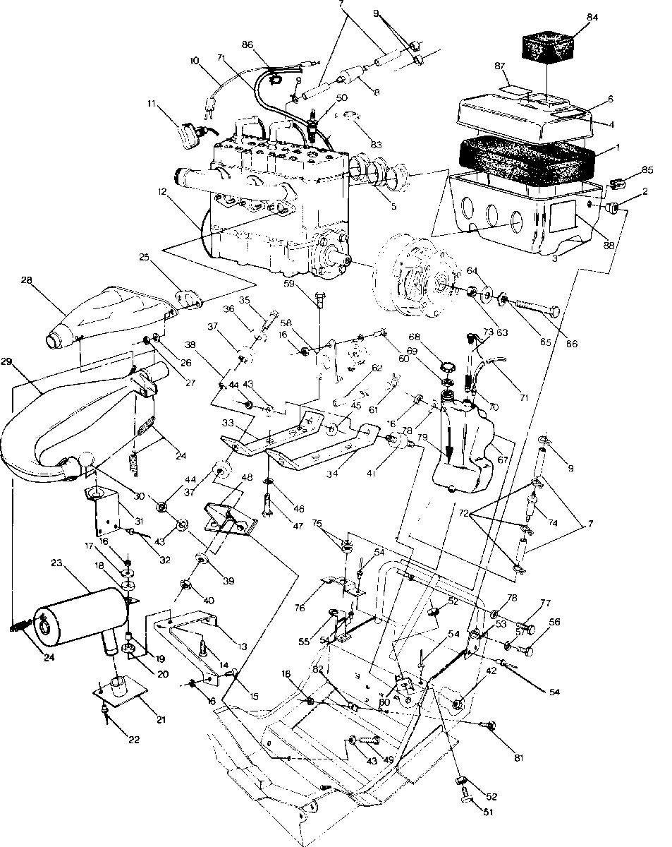 Engine mounting