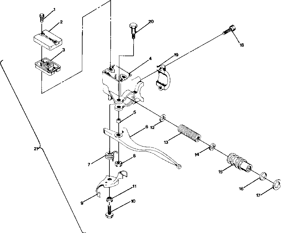 Master cylinder asm