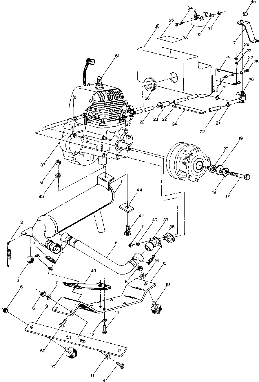 Engine mounting star